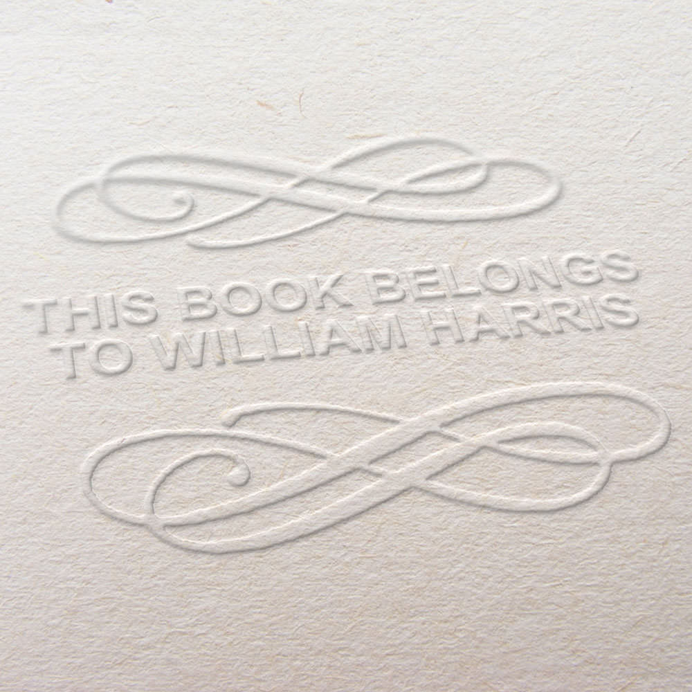 Book Embosser Design Ex Libris Design Book Seal Book Stamp